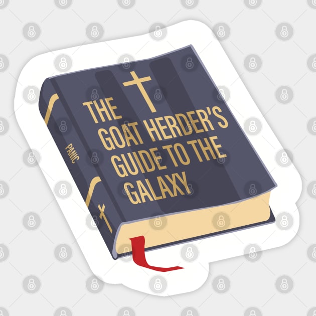 Atheist Gear - Bible Spoof Sticker by Vector Deluxe